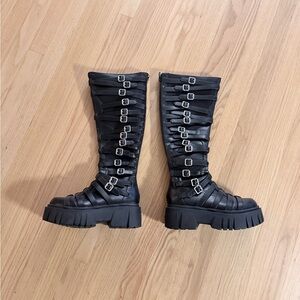 Darker Wavs Modulation Knee High Boots 8M